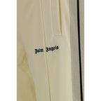 Beige Polyester Athletic Pants