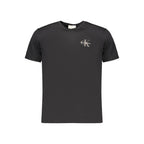 Black Cotton Men's T-Shirt