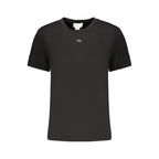 Black Cotton Womens T-Shirt