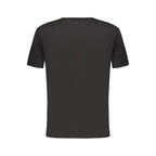 Black Cotton Womens T-Shirt