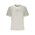 White Cotton Women T-Shirt