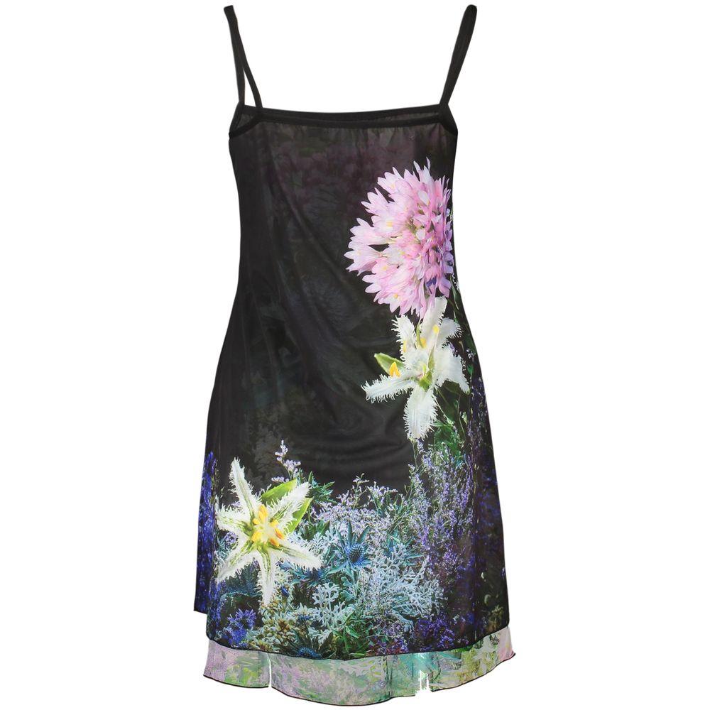 Black Polyester Women's Dress