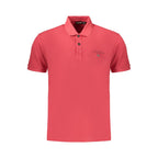 Red Cotton Men's Polo Shirt