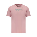 Pink Cotton Men's T-Shirt