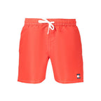 Rosso Polyester Men's Swim Short