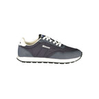 Blue Polyester Men's Sneaker