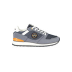Blue Polyester Men's Sneaker