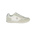 White Polyurethane Women's Sneaker
