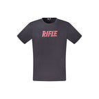 Blue Cotton Men's T-Shirt