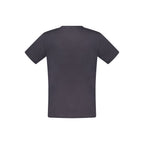 Blue Cotton Men's T-Shirt