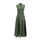 Bicolor Cotton Casual Dress