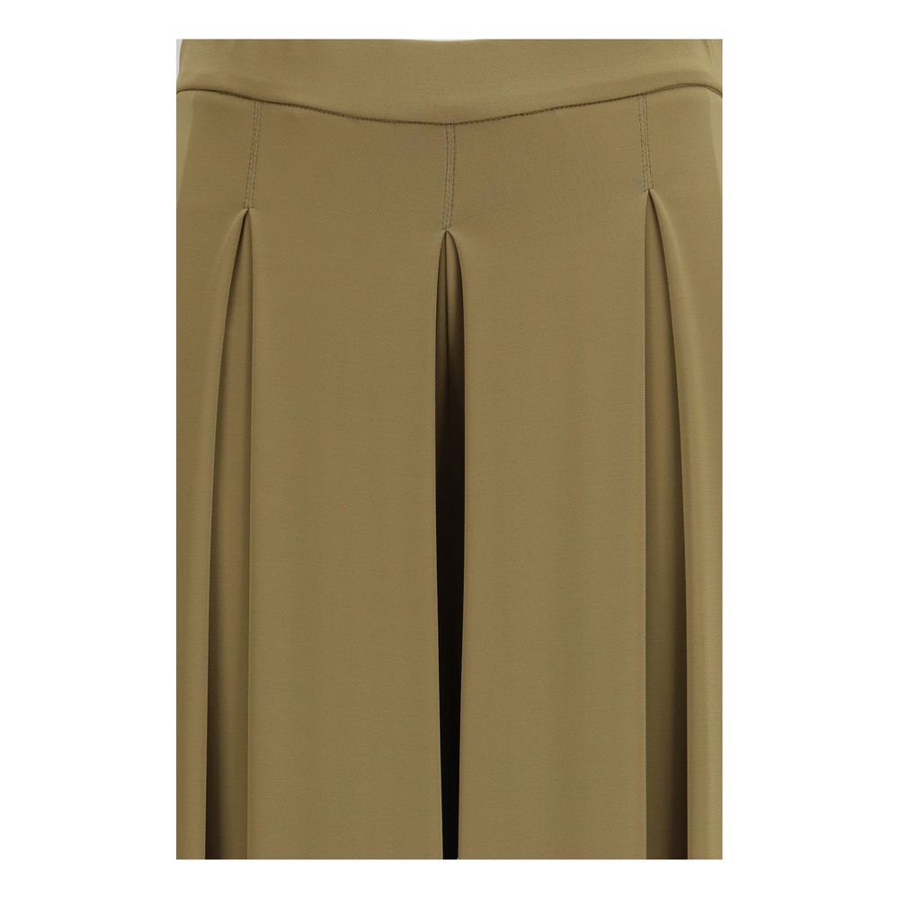 Bicolor Viscose Casual Pants