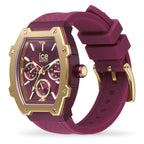 Purple Synthetic Bracelet Watch