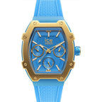 Blue Synthetic Sport Watch