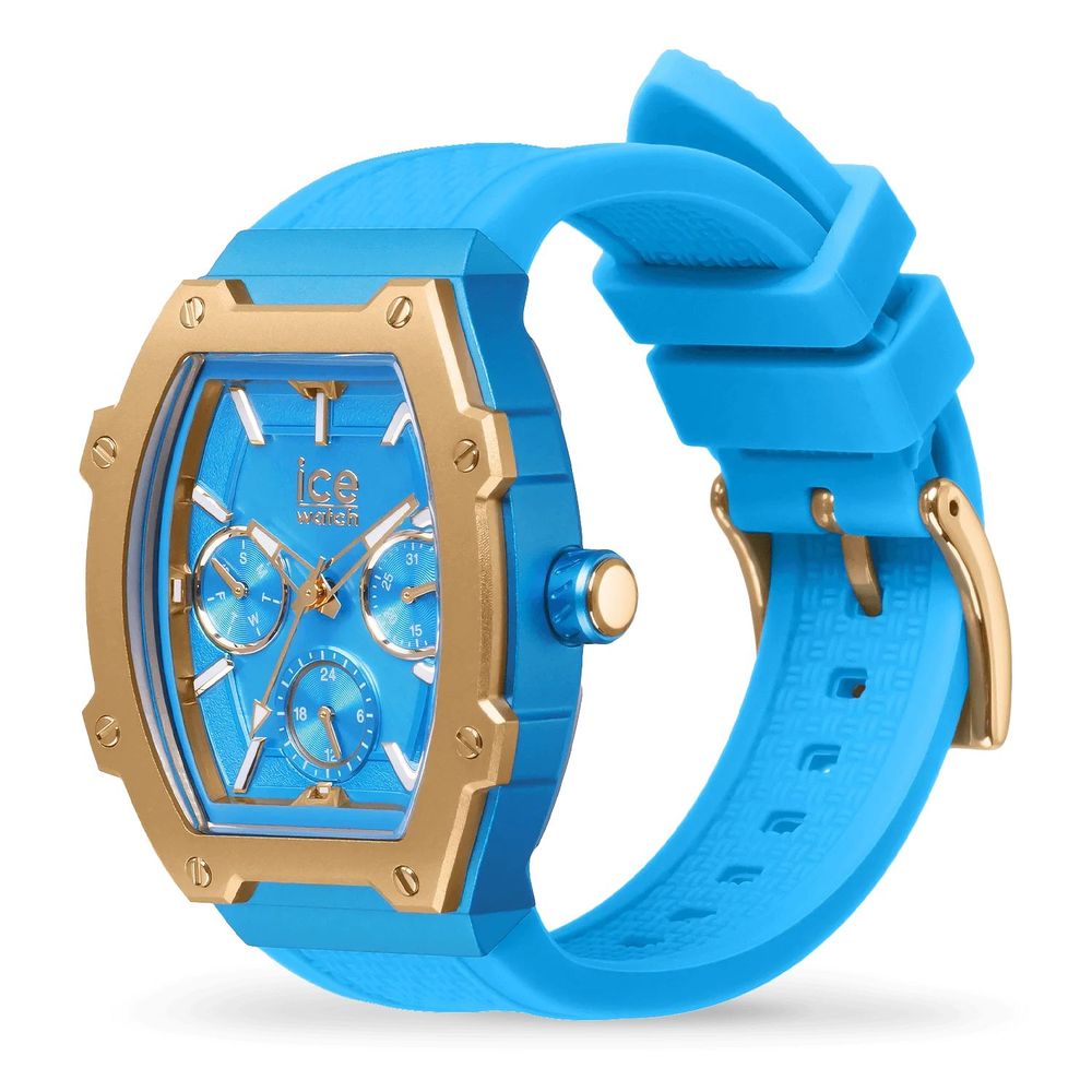 Blue Synthetic Sport Watch