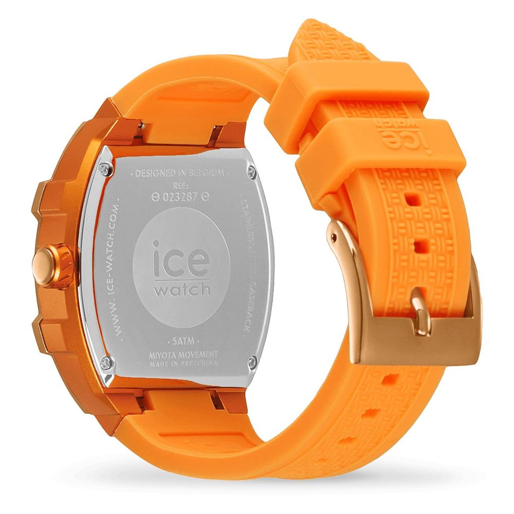 Orange Synthetic Dress Watch