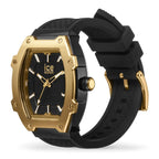 Black Synthetic Dress Watch