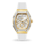 White Synthetic Dress Watch