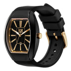 Black Synthetic Dress Watch