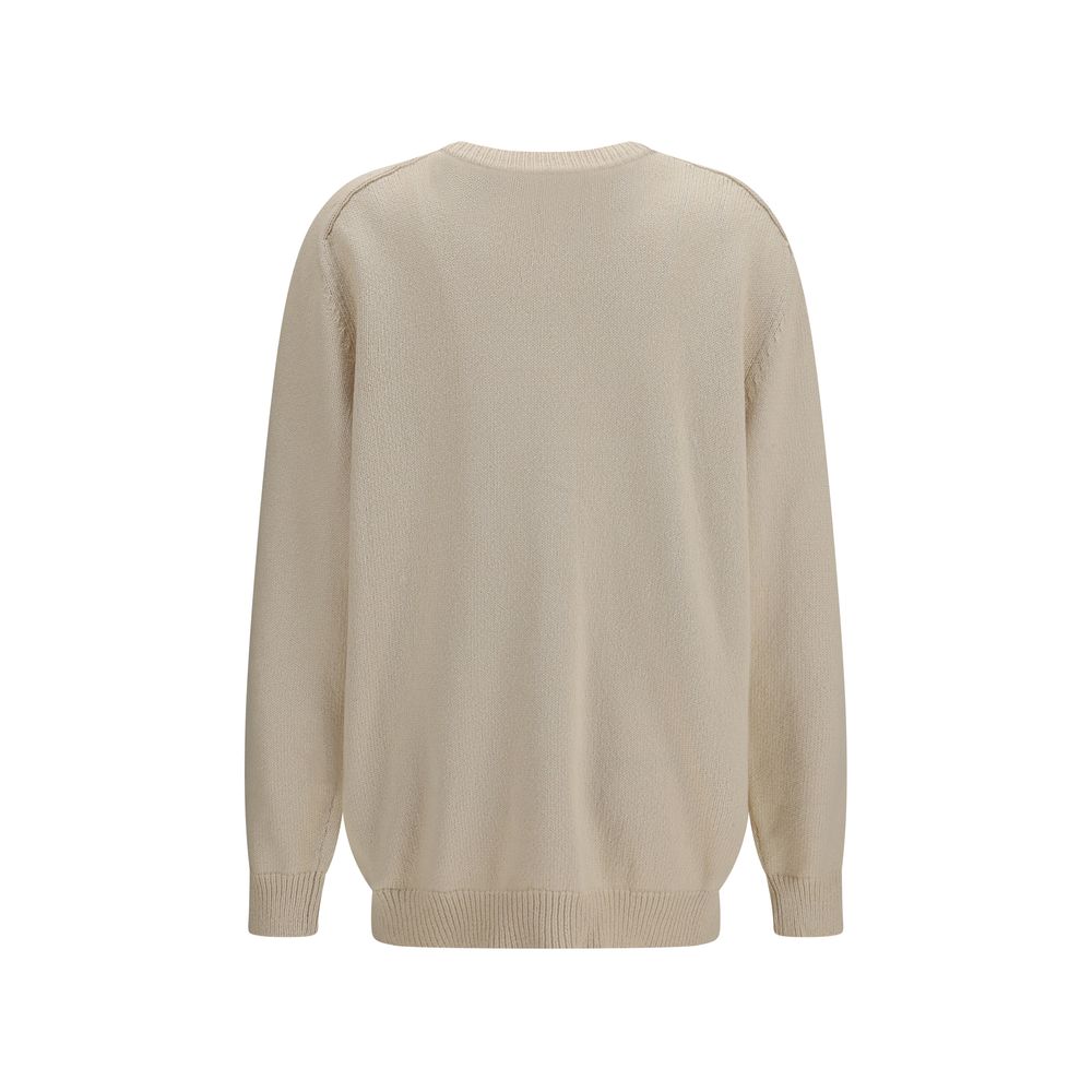 Beige Cotton Cardigan