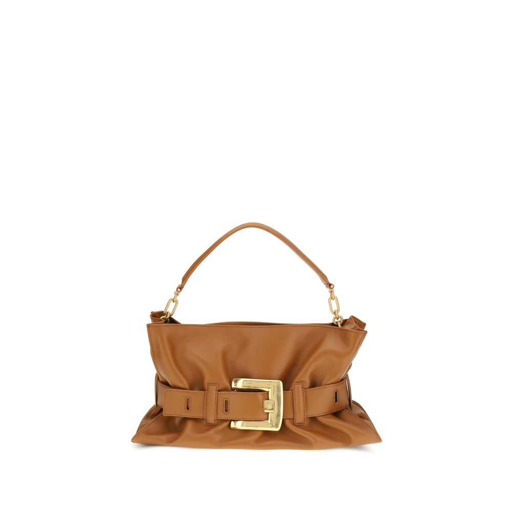 Brown Calf Leather Bos Taurus Shoulder Bag