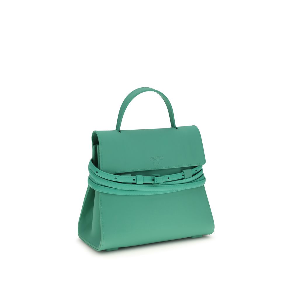 Bicolor Synthetic Handbag