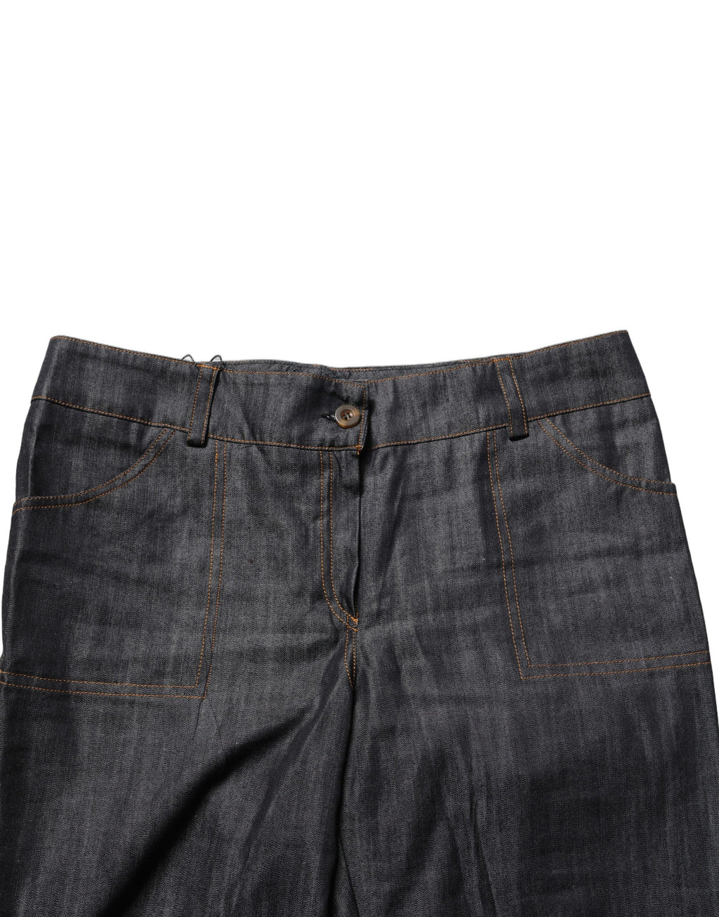 Black Cotton Mid Waist Skinny Denim Trouser Jeans