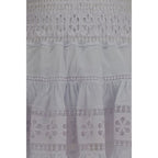 White Cotton Casual Dress