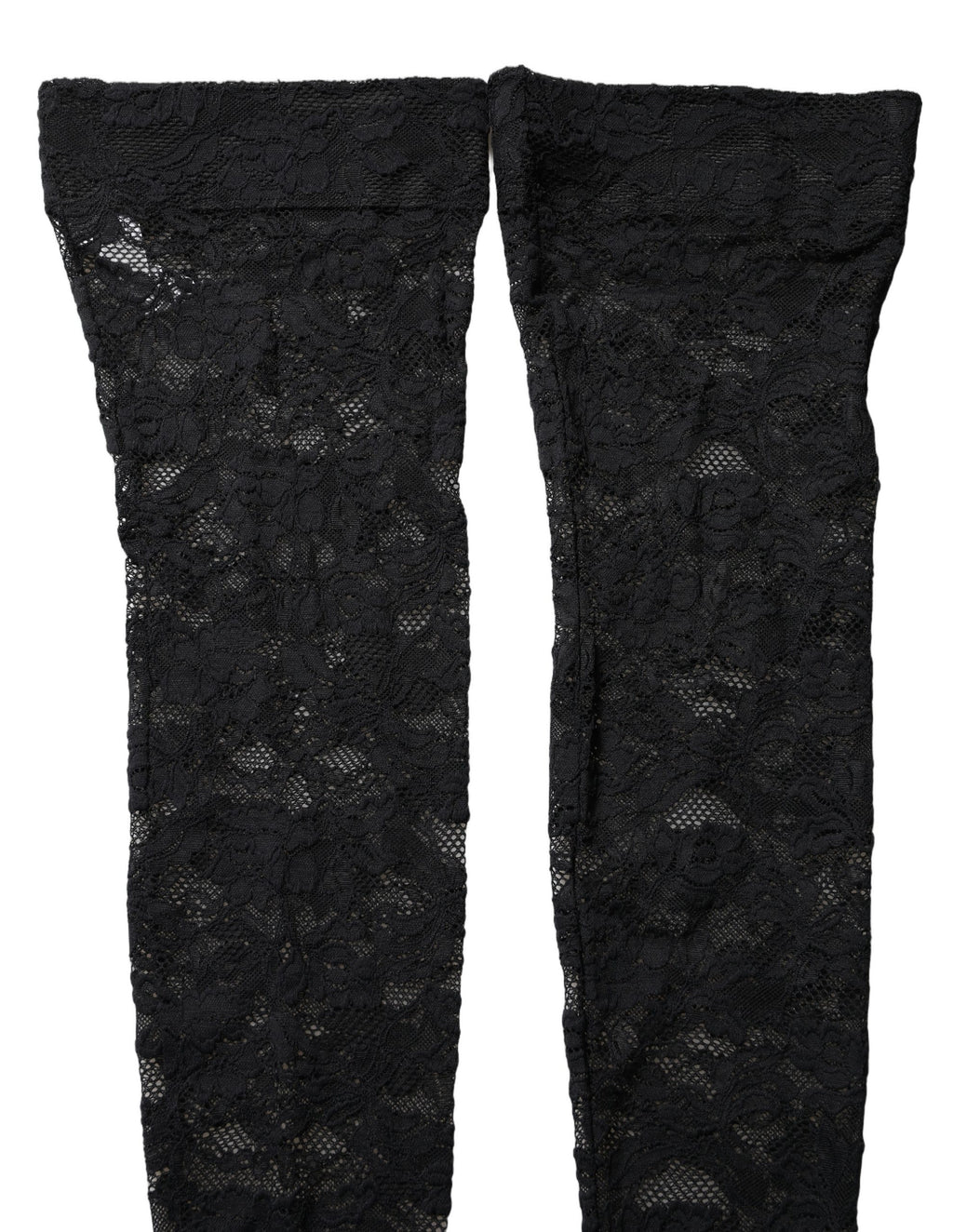 Black Floral Lace Thigh High Stockings Socks