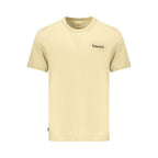Beige Cotton Men's T-Shirt
