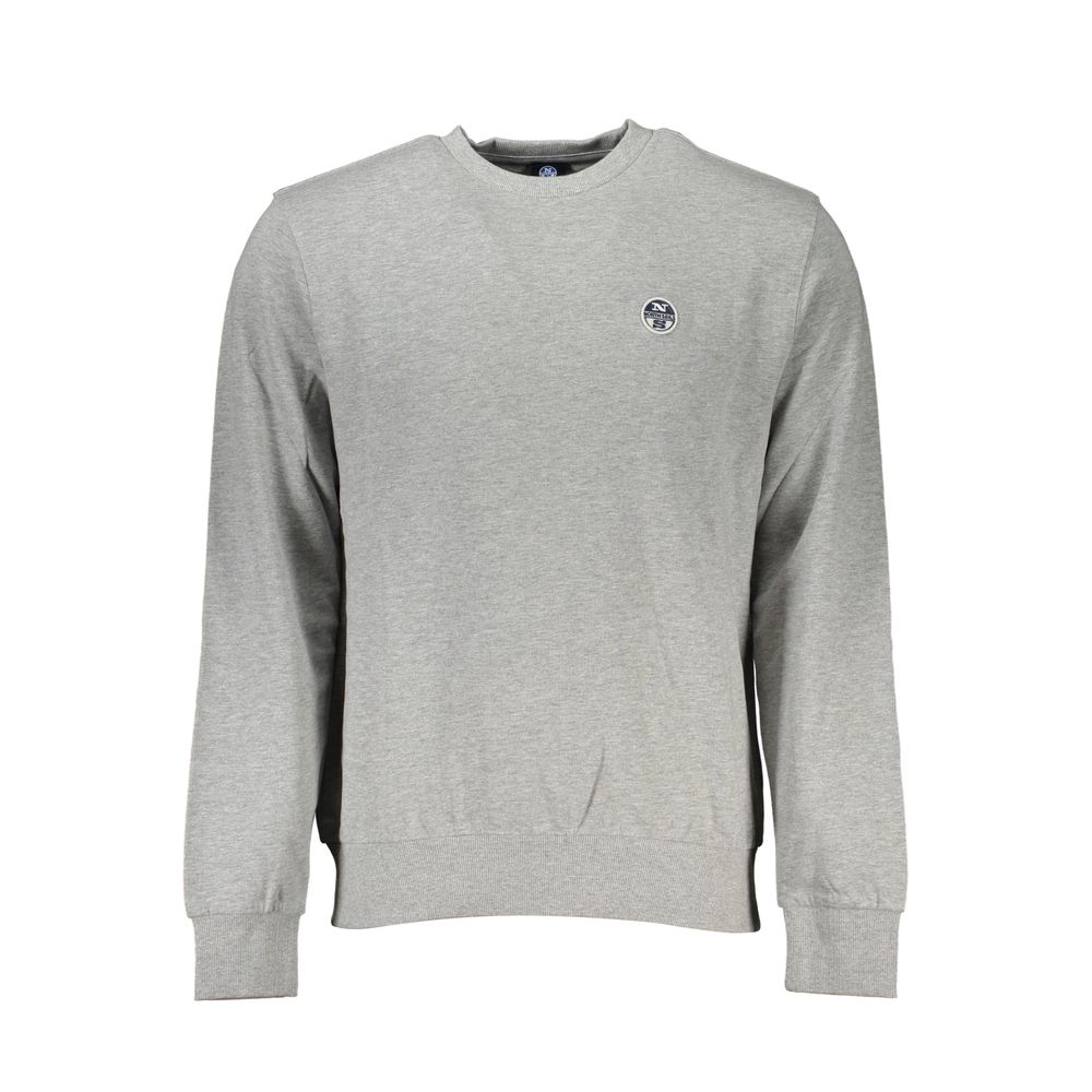Gray Cotton Men's Sweatshirt