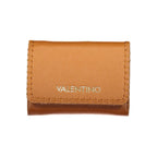 Brown Polyurethane Womens Wallet