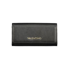 Black Polyurethane Women's Wallet