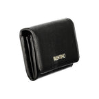 Black Polyurethane Women's Wallet