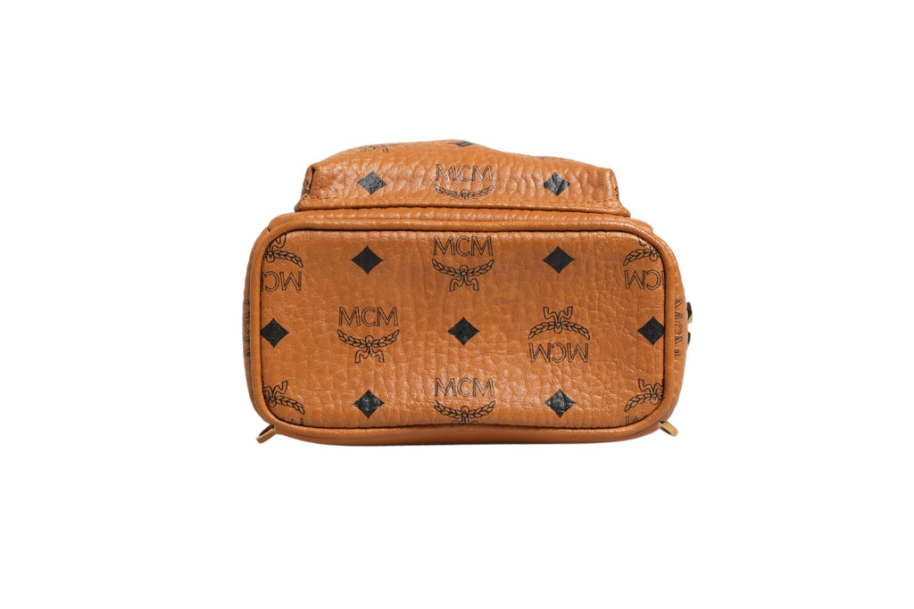 Stark Mini Backpack in Visetos Cognac