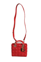 Lady Dior Cannage Leather Handbag