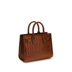 Brown Calf Leather Bos Taurus Handbag