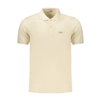 Beige Cotton Men's Polo
