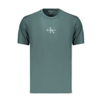 Blue Cotton Men's T-Shirt