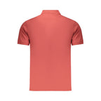 Red Cotton Men's Polo Shirt
