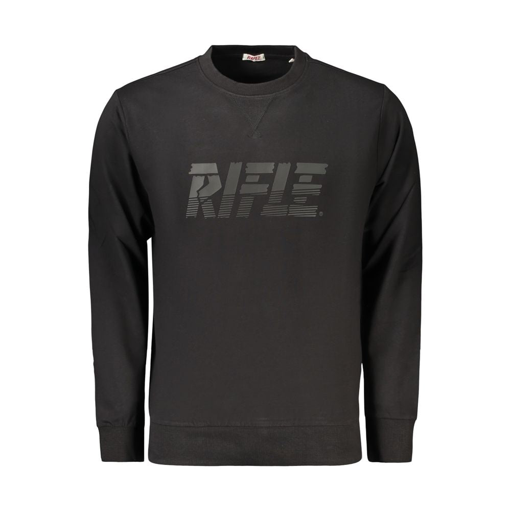 Black Cotton Sweatshirt