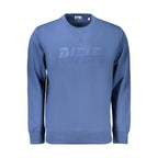 Blue Cotton Men's Sweatshirt