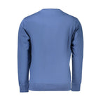 Blue Cotton Men's Sweatshirt