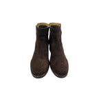 Brown Leather Women Boot