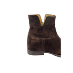 Brown Leather Women Boot