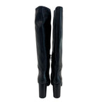 Black Leather Women Boot
