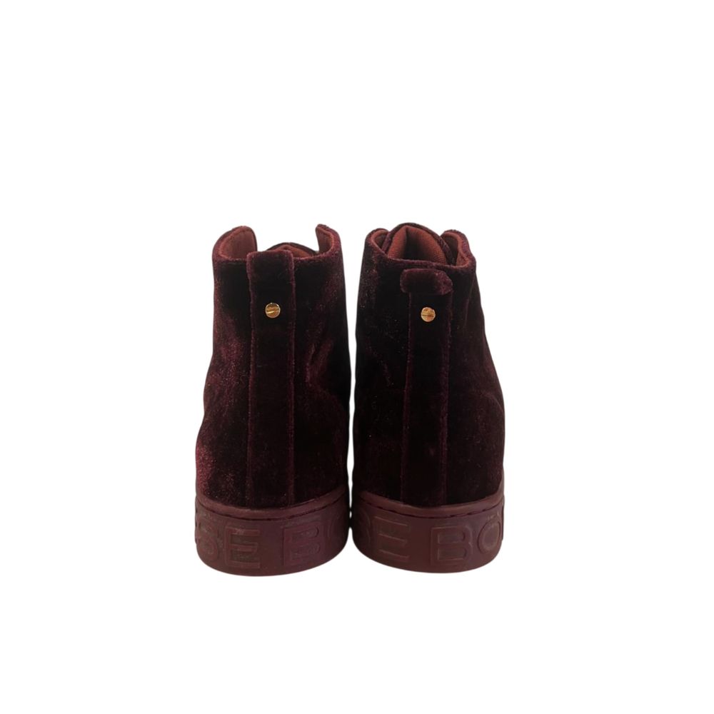 Red Fabric Women Sneaker