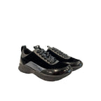 Black Fabric Women Sneaker