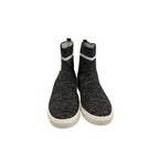 Black Rubber Women Sneaker