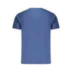 Blue Cotton Men's T-Shirt